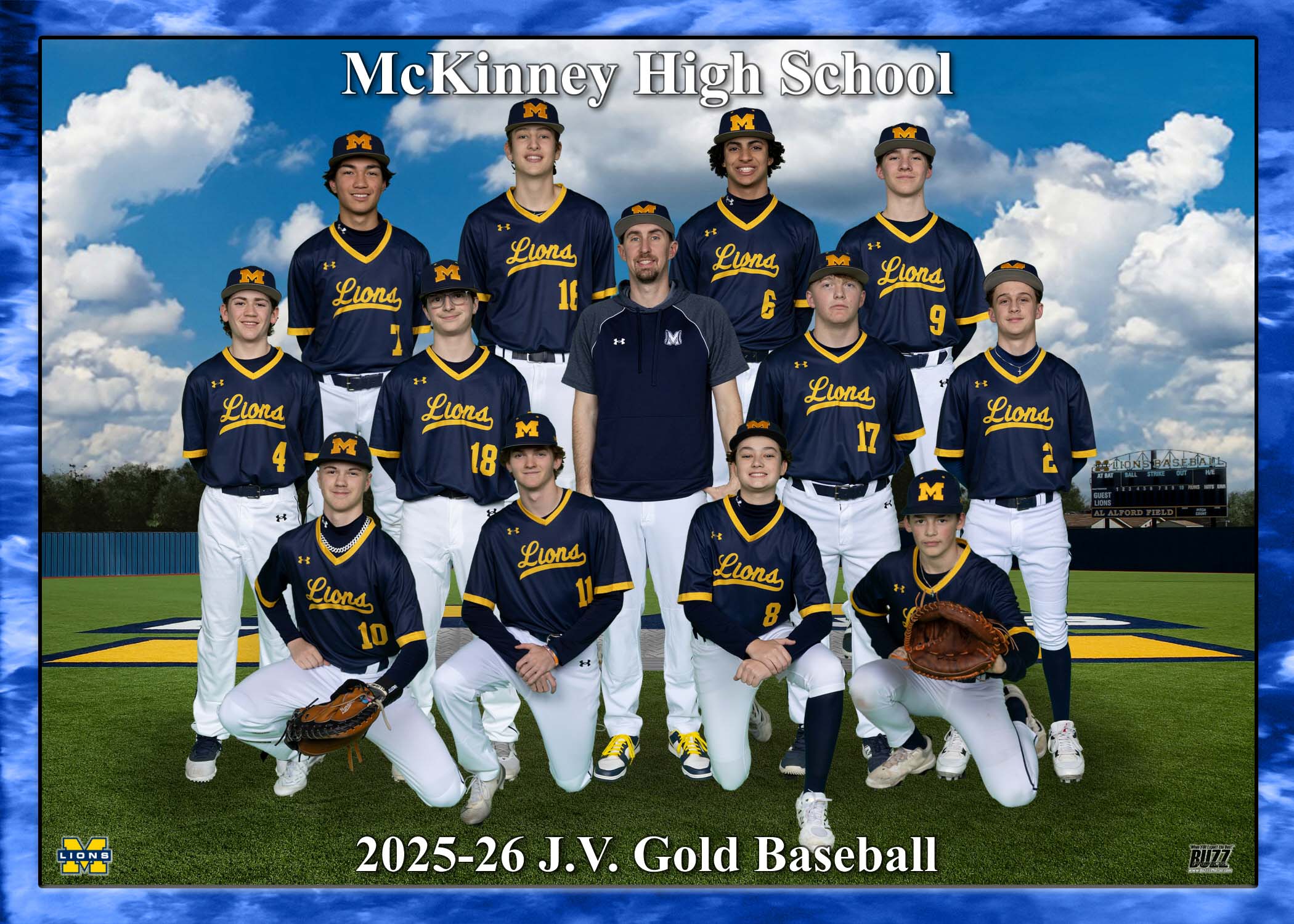 2025-26 McKinney Lions JV Gold Baseball